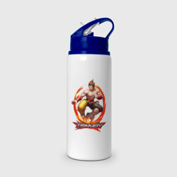 Бутылка для воды с трубочкой Логотип к игре Tekken
