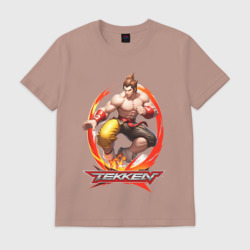 Мужская футболка хлопок Логотип к игре Tekken