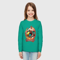 Детский лонгслив хлопок Логотип к игре Tekken - фото 2