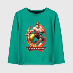 Детский лонгслив хлопок Логотип к игре Tekken