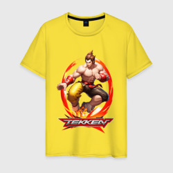 Мужская футболка хлопок Логотип к игре Tekken