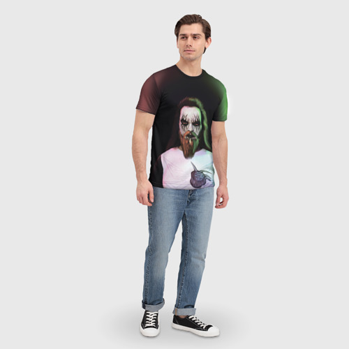 Мужская футболка 3D Death 2 A666 by Apkx, цвет 3D печать - фото 5