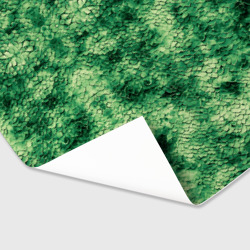Бумага для упаковки 3D Шкура рептилии ярко зелёного цвета - фото 2