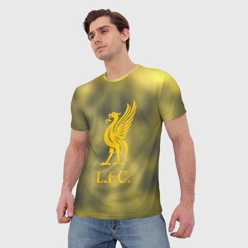 Мужская футболка 3D Liverpool sport socker, цвет 3D печать - фото 3