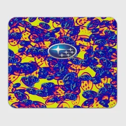 Прямоугольный коврик для мышки Subaru yellow sportlogo