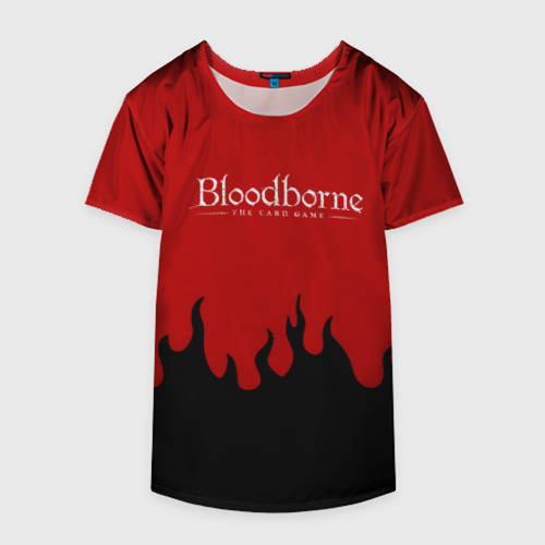 Накидка на куртку 3D Bloodborne souls game flame, цвет 3D печать - фото 4