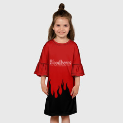 Детское платье 3D Bloodborne souls game flame - фото 2