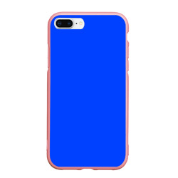 Чехол для iPhone 7Plus/8 Plus матовый Неоновый кобальт синий