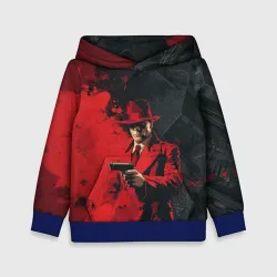 Детская толстовка 3D Стрелок в красном пальто 