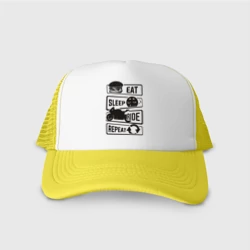 Кепка тракер с сеткой Есть спать гонять
