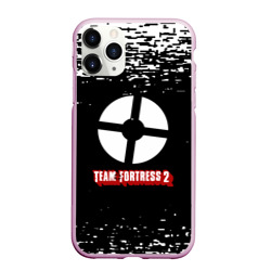 Чехол для iPhone 11 Pro Max матовый Team Fortress 2 белые краски
