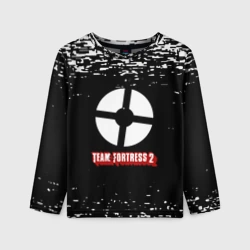 Детский лонгслив 3D Team Fortress 2 белые краски