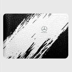 Картхолдер с принтом Mercedes benz чернобелые краски - фото 2