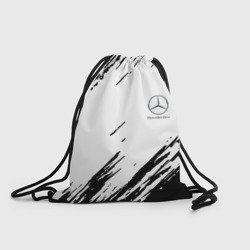 Рюкзак-мешок 3D Mercedes benz чернобелые краски