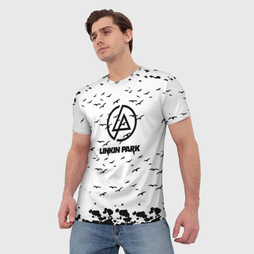 Мужская футболка 3D Linkin park alboom Честер Беннингтон, цвет 3D печать - фото 3