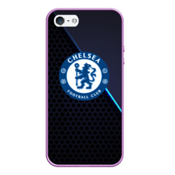 Чехол для iPhone 5/5S матовый Chelsea carbon sport