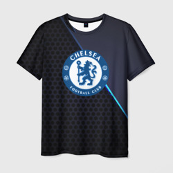 Мужская футболка 3D Chelsea carbon sport