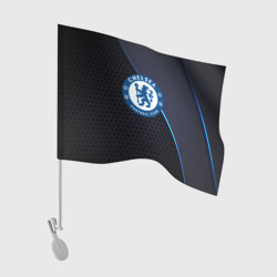 Флаг для автомобиля Chelsea carbon sport