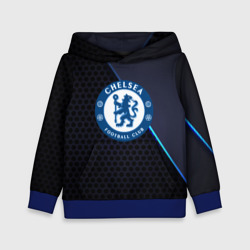 Детская толстовка 3D Chelsea carbon sport