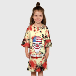Детское платье 3D Payday гранжевые краски гейм - фото 2