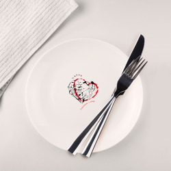 Тарелка Сердце символ любви