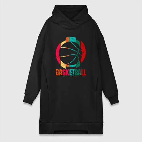 Платье-худи хлопок Dreams basketball, цвет черный