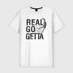 Мужская футболка хлопок Slim Real goal getta