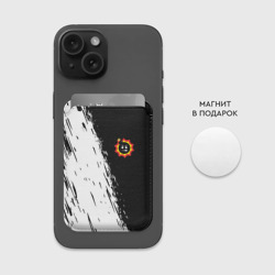 Картхолдер Magsafe магнитный Крутой Сэм краски текстура шутер - фото 2