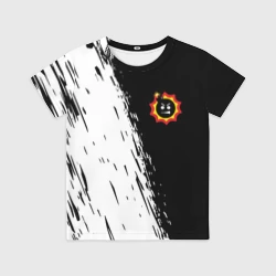 Детская футболка 3D Крутой Сэм краски текстура шутер