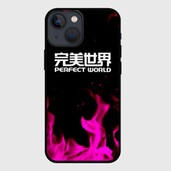 Чехол для iPhone 13 mini Perfect world neon flame color