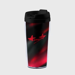 Термокружка-непроливайка Алиса рок группа stries pink