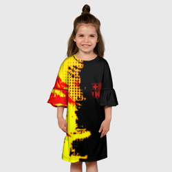 Детское платье 3D Барселона спорт краски  - фото 2