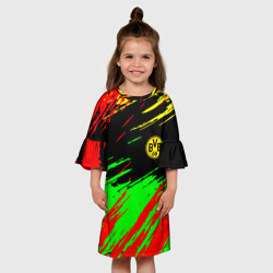 Детское платье 3D Borussia краски спортивные текстура - фото 2