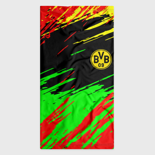 Бандана-труба 3D Borussia краски спортивные текстура, цвет 3D печать - фото 7