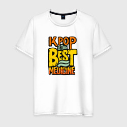 Мужская футболка хлопок K-pop slogan  