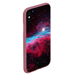 Чехол для iPhone XS Max матовый Uy scuti star - neon space - фото 2