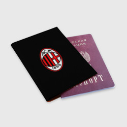 Обложка для паспорта матовая кожа Футбольный клуб Милан - фото 2