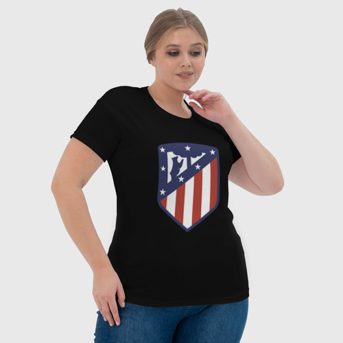 Женская футболка 3D Футбольный клуб Атлетико мадрид, цвет 3D печать - фото 6