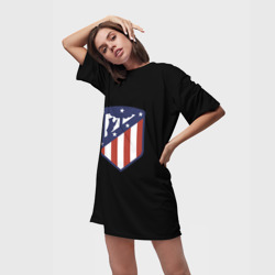 Платье-футболка 3D Футбольный клуб Атлетико мадрид - фото 2