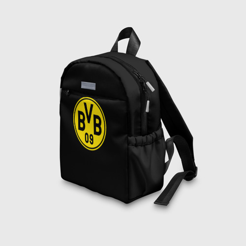 Детский рюкзак 3D с принтом Футбольный клуб Боруссиа, вид сбоку #3