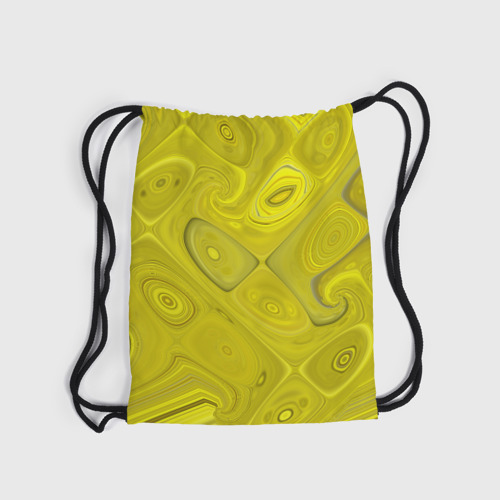 Рюкзак-мешок 3D Желтые плавленные клетки - фото 6