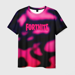 Fortnite neon retrowave – Мужская футболка 3D с принтом купить со скидкой в -26%
