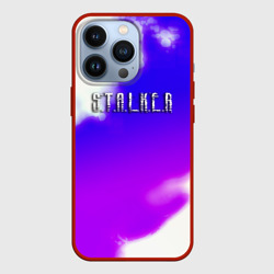 Чехол для iPhone 13 Pro Сталкер неоновый градиент logo