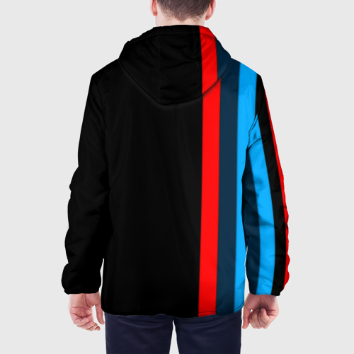 Мужская куртка 3D BMW line color amg sport, цвет 3D печать - фото 5