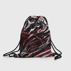 Рюкзак-мешок 3D Острый металл красный