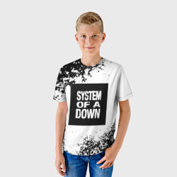 Детская футболка 3D System of a Down рок анархия - фото 2