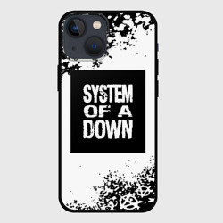 Чехол для iPhone 13 mini System of a Down рок анархия