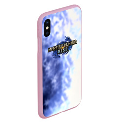 Чехол для iPhone XS Max матовый Monster hunter rise зима текстура из игры - фото 2