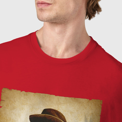 Мужская футболка хлопок с принтом Коста четверостишие, фото #4
