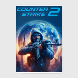 Магнитный плакат 2Х3 Counter Strike 2 - shooter